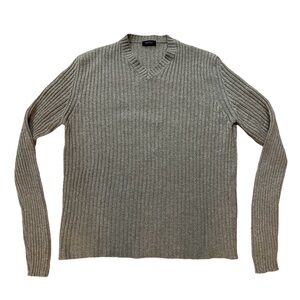 Vintage Barneys New York Mens Ribbed Knit Sweater Pullover Size M Merino Wool